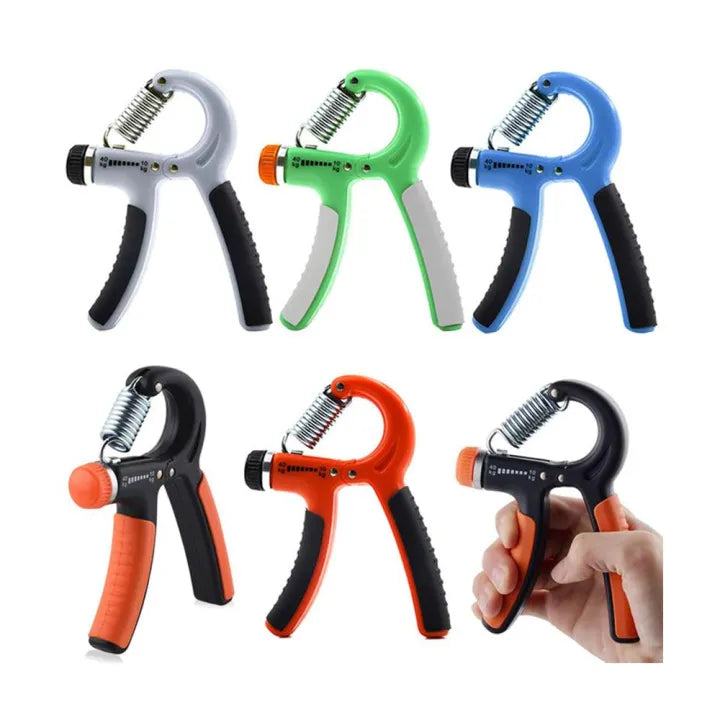 Adjustable Power Exercise Gripper Strengthener Hand Grip with Counter 5kg to 60kg Presser 1 pc