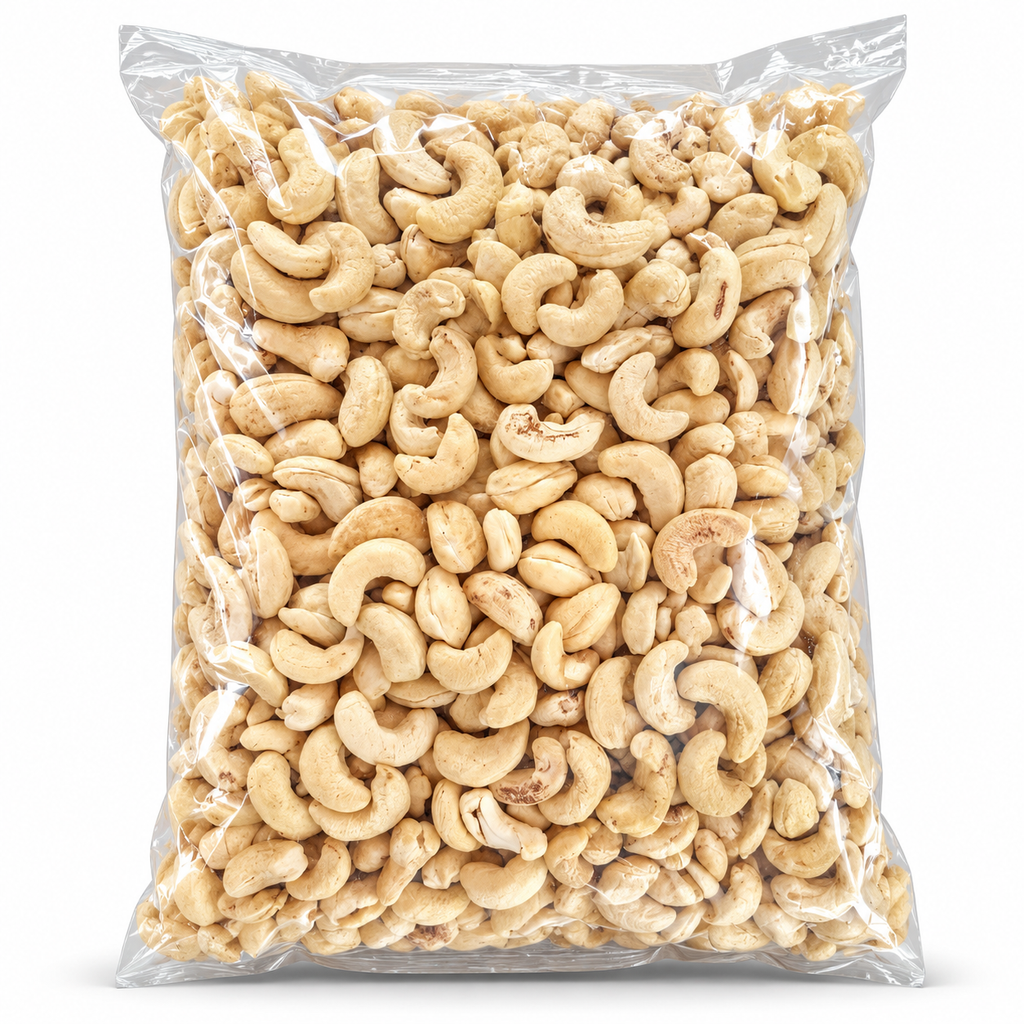 Premium Quality Raw Cashew Nuts - 1 KG