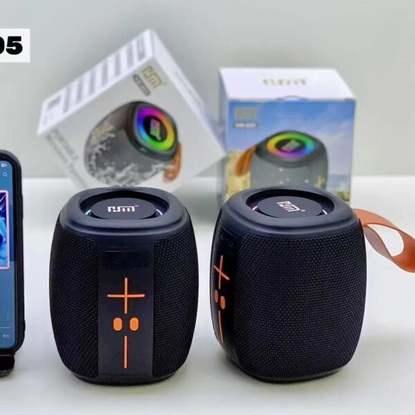 HM-805 Portable Bluetooth Speaker with RGB (Black)