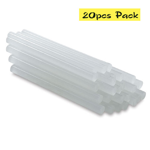 Glue Gun Sticks 20 Pcs Pack – All-Purpose Hot Melt Adhesive Sticks, Quick Drying & Strong Bonding for Crafts, Wood, Plastics, School & DIY Projects