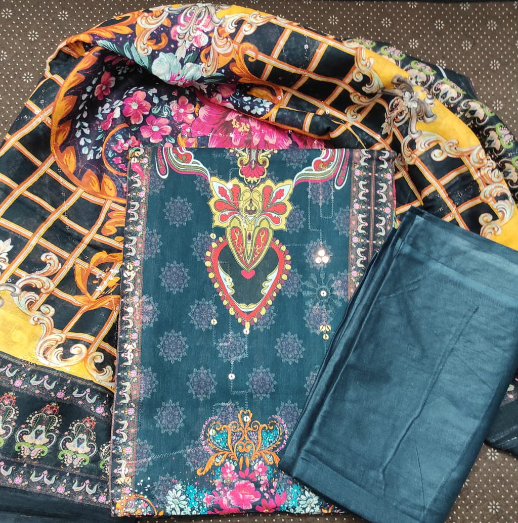 ANAYA HOOR Rigging Digital printed cotton  3 Piece