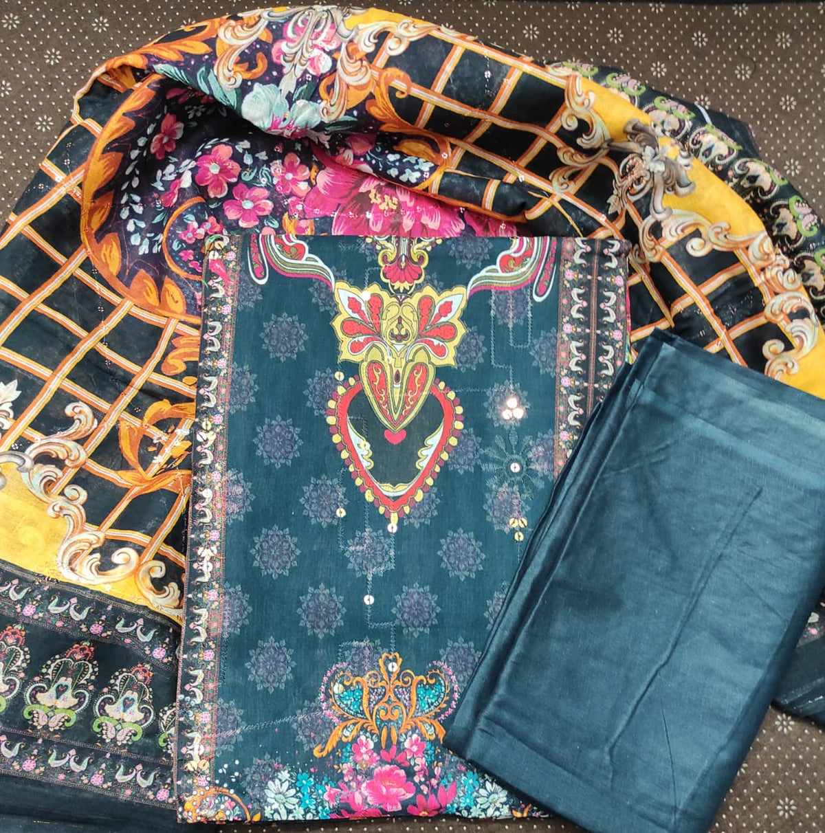 ANAYA HOOR Rigging Digital printed cotton  3 Piece