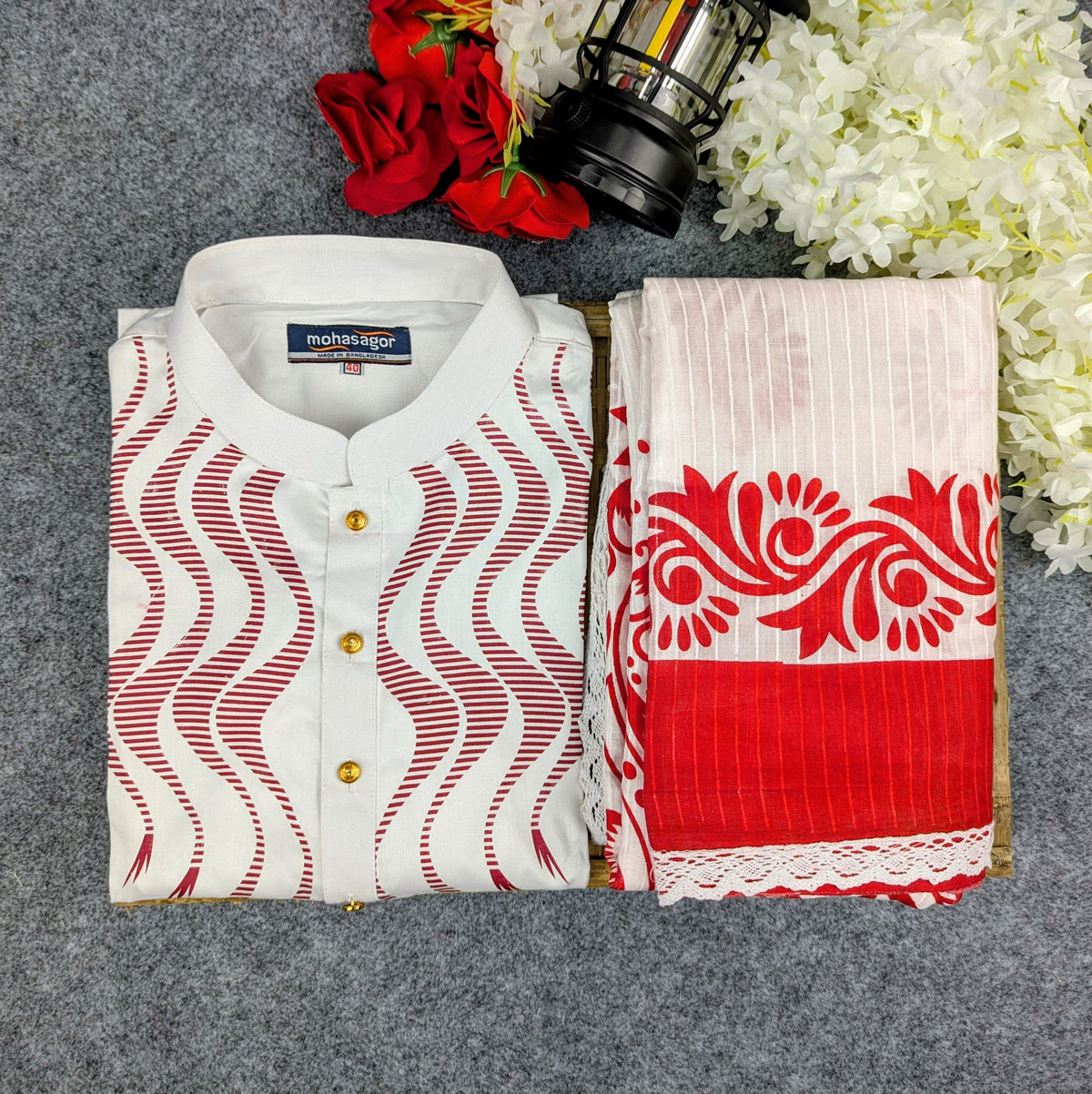Festive Special Couple Set – Puja Edition