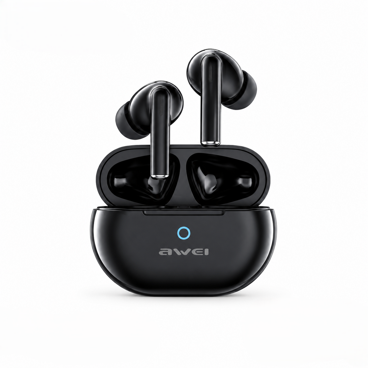 Awei T61 True Wireless Bluetooth 5.3 Earbuds – Dual ENC Mic Noise Cancellation (>35dB), 13mm Drivers, 6H Playtime, Touch Control & Low Latency Stereo Sound