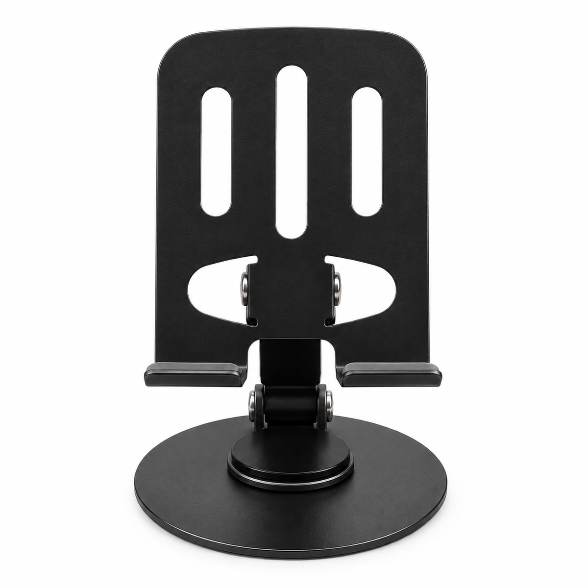 360° Rotatable Desktop Phone & Tablet Holder Stand – Foldable Aluminum Alloy Adjustable Mount with Anti-Slip Rubber Base for 4.7" to 13" Devices
