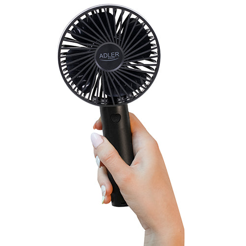 Mini Stylish Rechargeable Handheld Fan – Portable USB Pocket Fan with 3-Speed Modes, 2000mAh Lithium Battery & Compact Design for Outdoor & Travel