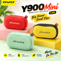 Awei Y900 Mini Portable Wireless Bluetooth Speaker – 4.5W Output, Bluetooth 4.2, Hands-Free Calling, TF Card Support & 1200mAh Battery (6 Months Warranty)