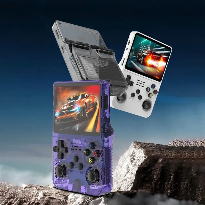 R36S Retro Game Console 64GB 20000+ Games Linux and PSP Gaminig System 3.5 Inch IPS Screen Portable Pocket Game