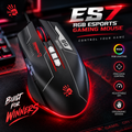 Bloody ES7 RGB Esports Gaming Mouse – PixArt Optical Sensor, Up to 6000 CPI, 1ms Response Time, 10M Clicks & Customizable Macro Buttons