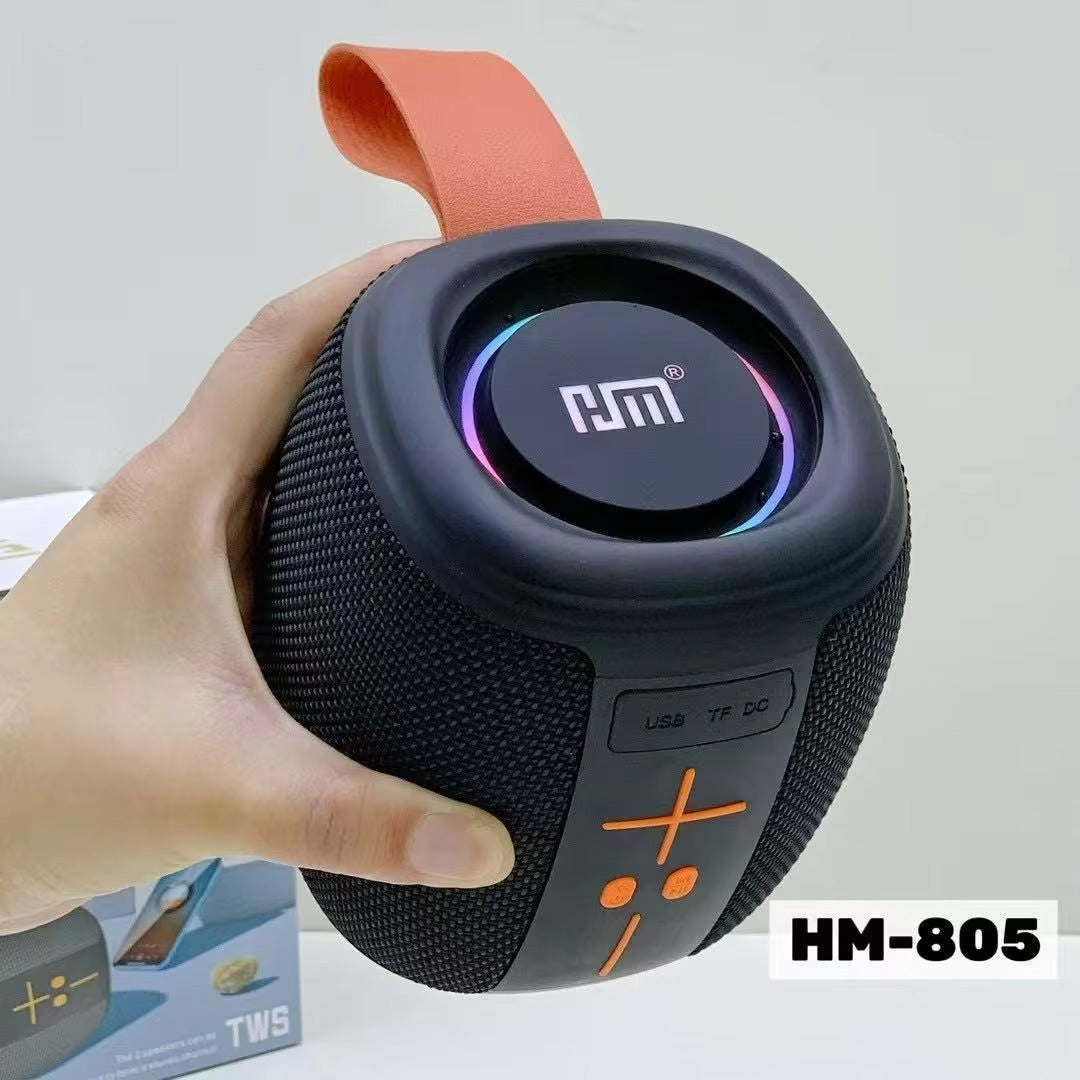HM-805 Portable Bluetooth Speaker with RGB (Black)