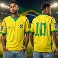Brazil National Football Team Home Jersey - Iconic No. 10