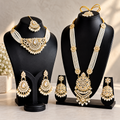 Royal Kundan & Pearl Complete Bridal Jewelry Set