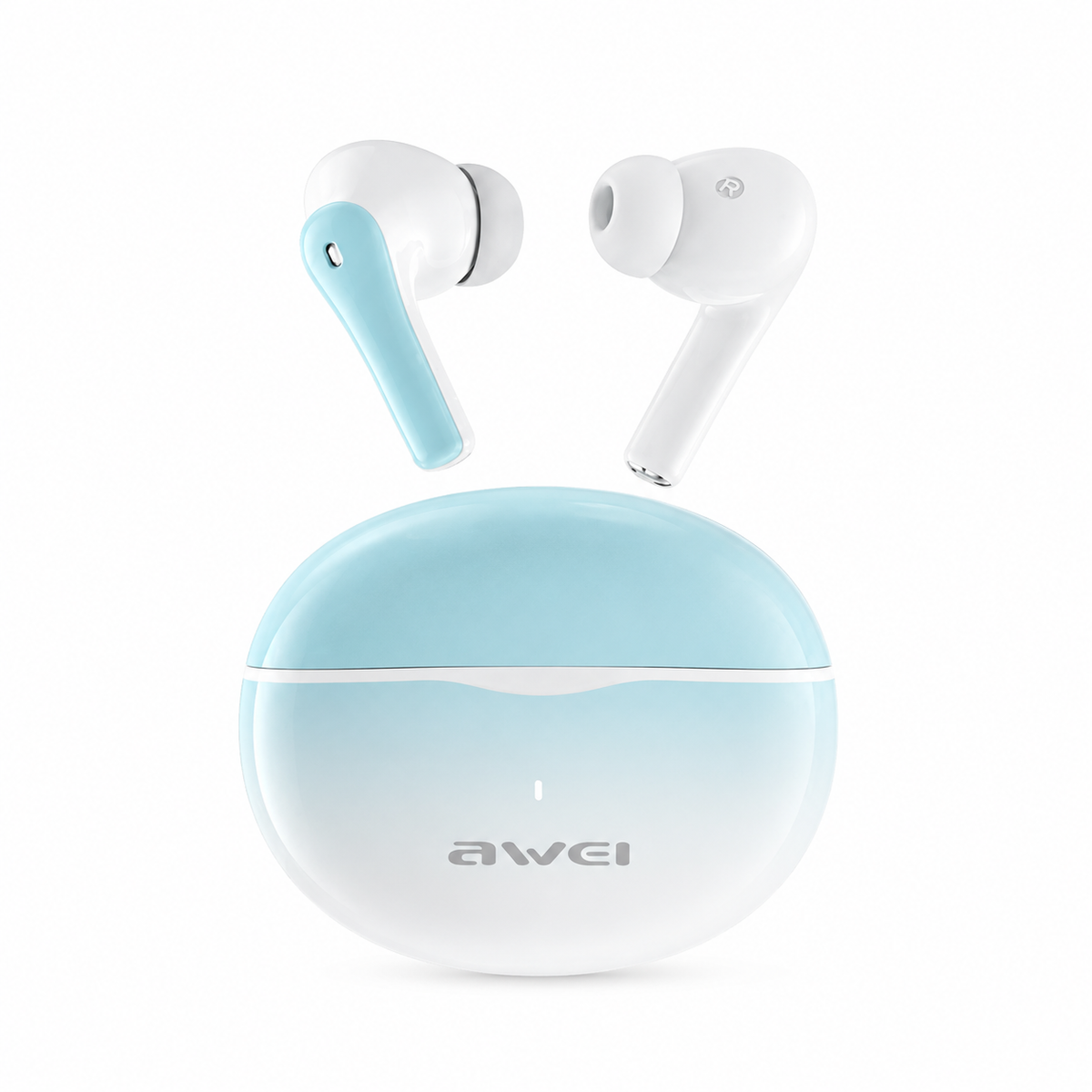 Awei T62 True Wireless Earbuds – Bluetooth 5.3 TWS with 4-Mic ENC Noise Cancelling, 10mm Drivers, IPX5 Waterproof & 300mAh Case