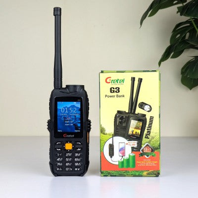 Gretel G3 Antina Power Bank Phone 9800mAh Battery