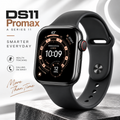 DS11 ProMax Series 11 Smartwatch (7-in-1 Combo) – 2.01" Big Full Infinite Display, Bluetooth Calling, 7 Interchangeable Premium Straps (Silicon & Ocean), Magnetic Wireless Charging & Health Trackers