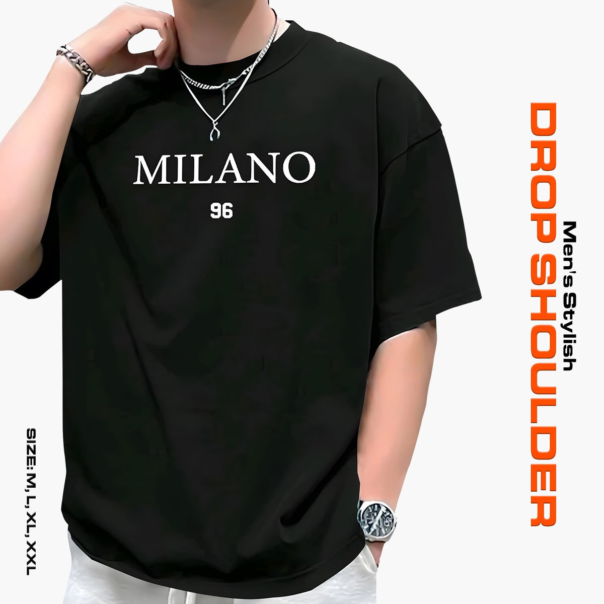 3 Pcs Combo Men's Stylish Drop Shoulder- Milano