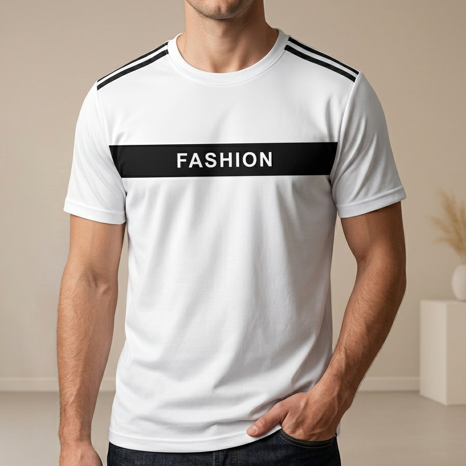 Men's Half Slevee Stylish T-shirt