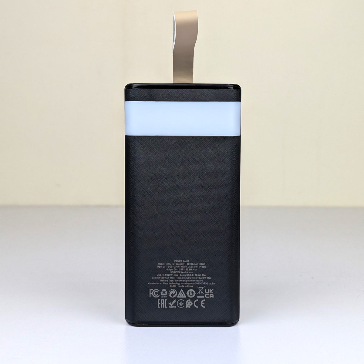 Hoco MMJ-12 50000mAh Fast Charging Power Bank – 22.5W PD/QC Portable Charger with Triple Outputs, LED Digital Display & Multi-Protection Safety