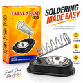 Heat-Resistant Soldering Iron Stand – Safe Metal Holder Base for Hot Soldering Tool & Electric Tatal for Electronics Repairing Work