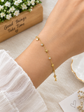 Anti-tarnish Golden Star and Crystal Bracelet