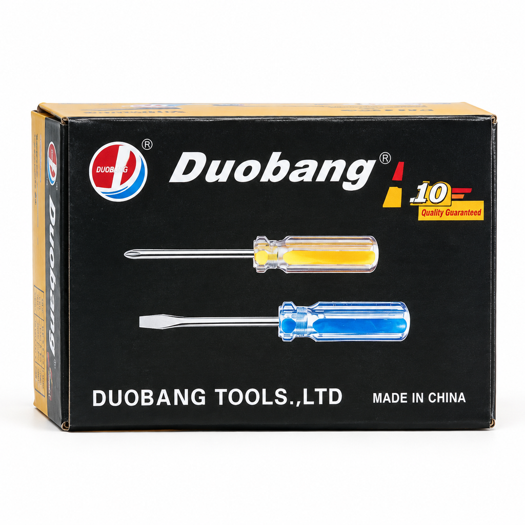 Duobang Tools Transparent Handle Screwdriver Set – Bulk Box Pack 30 Pcs High Quality Car Repair & Hand Tools for Professional and Household Use