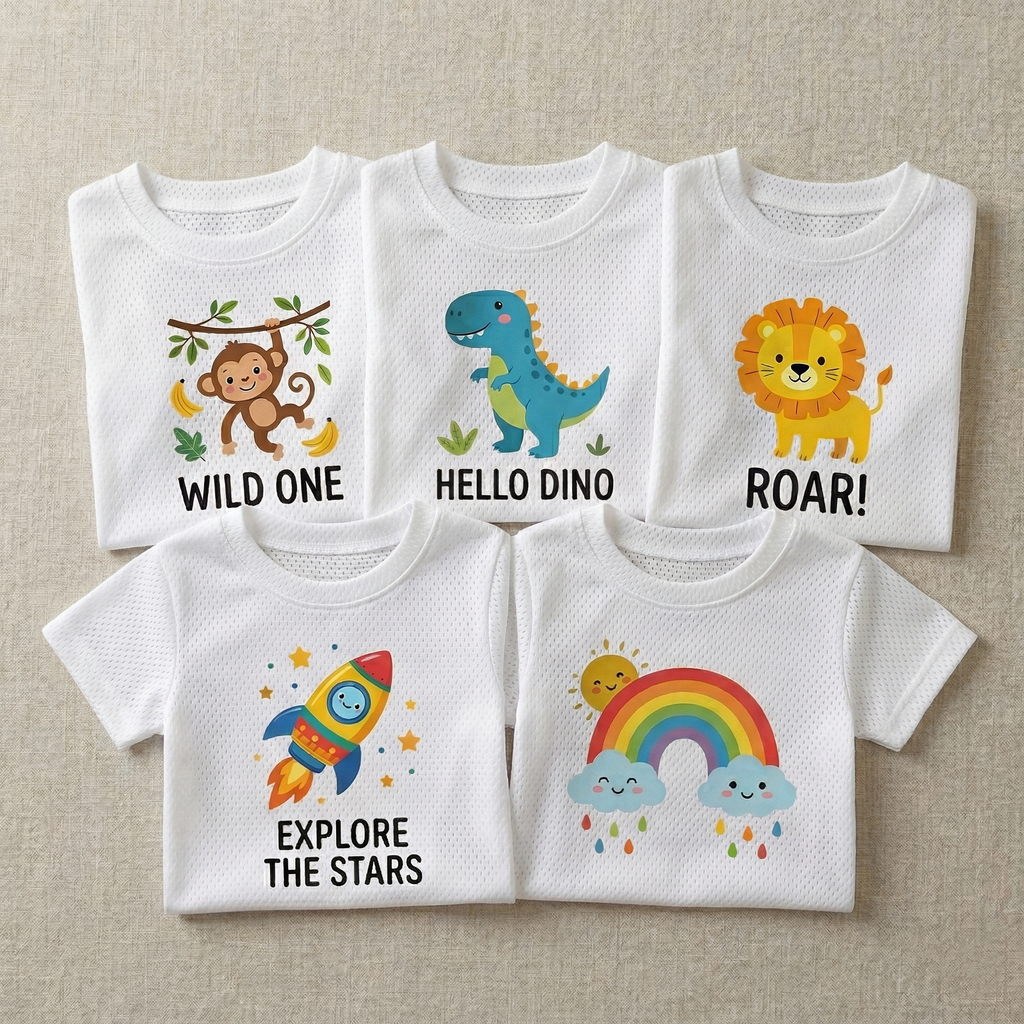 5Pcs Baby T-shirt Combo