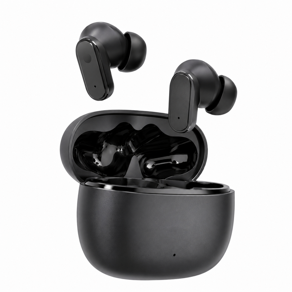 CYXG Q1 True Wireless Stereo Earbuds – TWS with Super Deep Bass, ENC Noise Cancelling Mic, Smart Touch Control & Lightweight Comfort Fit