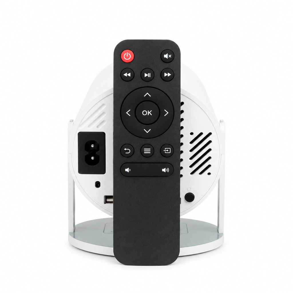 HY300 Non-Android Mini Projector – Portable Home Theater Cinema Projector with 30,000H LED Life, Big Screen Display for Movies, Gaming, Sports & Office Presentations