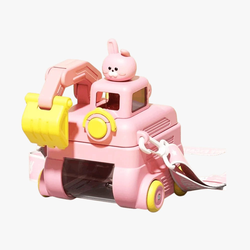2 in 1 Excavator Water Bottle