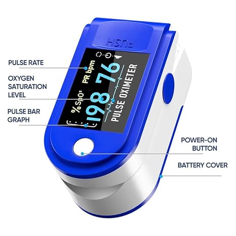 LK87 Fingertip Pulse Oximeter And thermometer Combo Offer