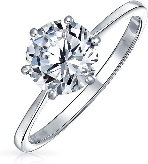 Diamond Cut Zirconia Superflow Ring (Adjustable)