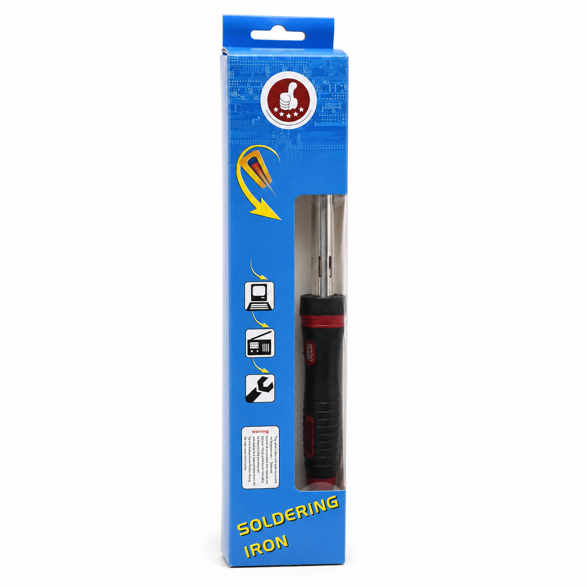 60W Electric Soldering Iron Pen Type – Adjustable Temperature 200-450°C, AC 220V External Heating Soldering Tool with Indicator Light & EU Plug for Electronics & DIY