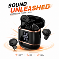 J40 4-in-1 True Wireless Earbuds – Bluetooth 5.4 TWS with Dual-Side Charging Case, Smart LED Display, Active Noise Cancellation & IPX5 Waterproof