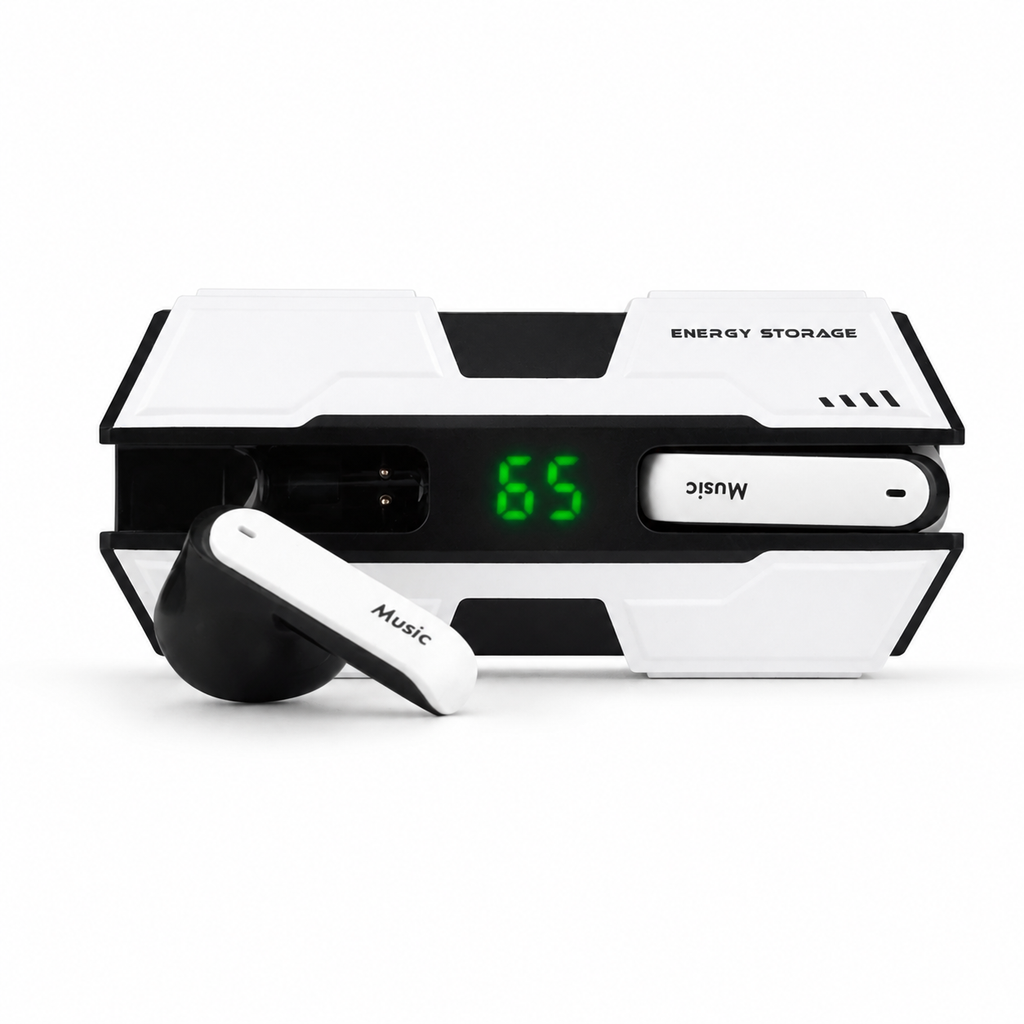 K8 Sport True Wireless Earbuds – In-Ear Bluetooth Earphones with Deep Bass, Touch Control, LED Digital Display & Secure Fit for Gym & Sports