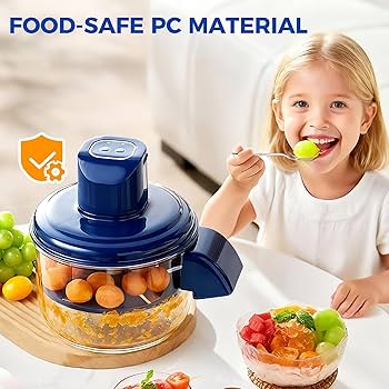 Automatic Electric Grape & Plum Fruit Peeler – Portable Wireless Rechargeable Household Vegetable & Fruit Peeling Machine (PP+PC Material, Non-Stick)