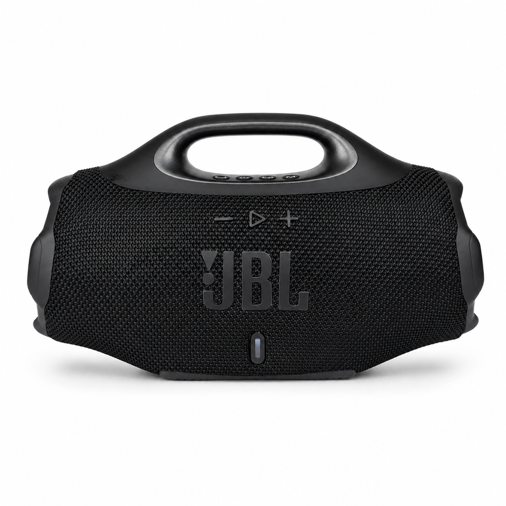 JBL Boombox 4 Mini Portable Wireless Speaker – 15W Power, Bluetooth 5.4, TWS Stereo, 1800mAh Battery, 8H Playtime & Splashproof Outdoor Speaker