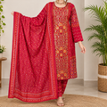 Premium ready-made three-piece collection with a smart and regal look.