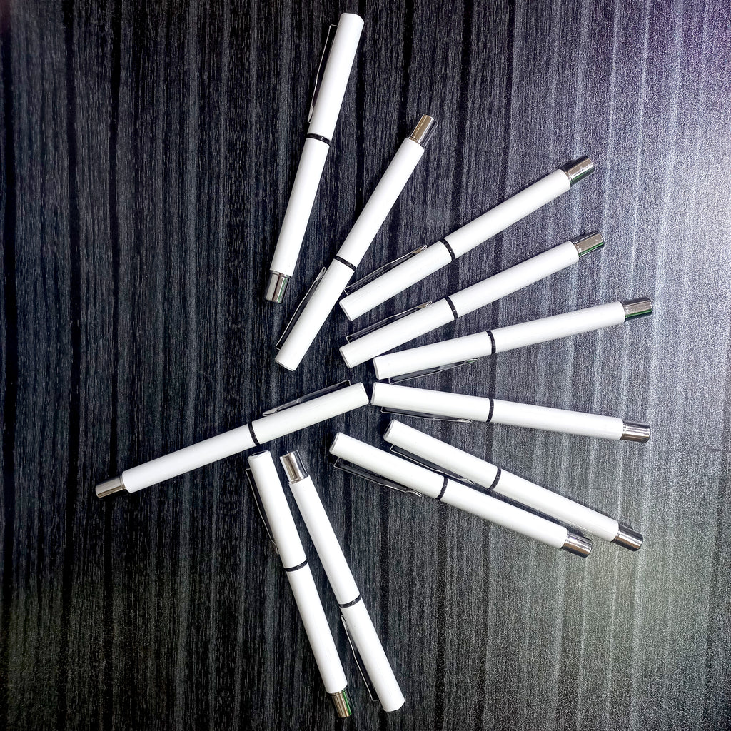 Customize Parker Pen with Silver Clip UV Print 40 Pcs Pack