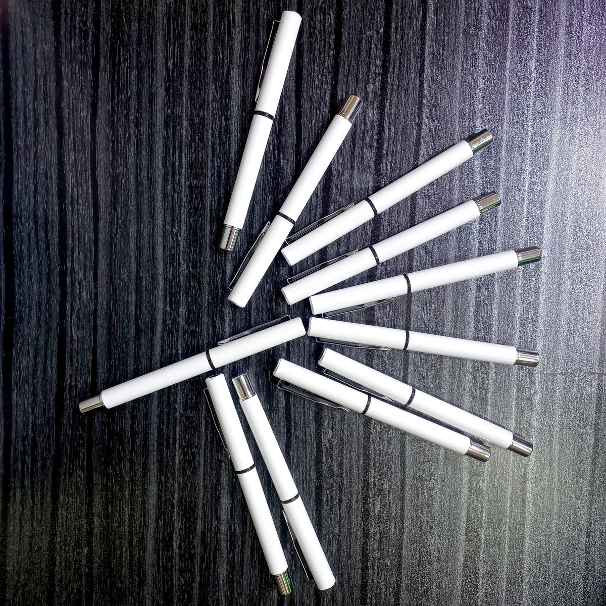 Customize Parker Pen with Silver Clip UV Print 40 Pcs Pack