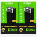Oraimo PowerNova Q31 30000mAh 22.5W Fast Charging Power Bank, Black (Model: OPB-7300Q)
