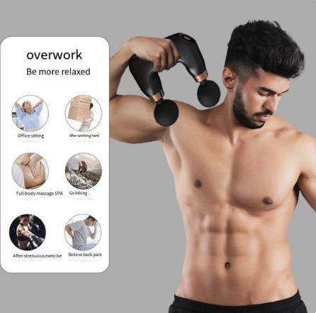 Double Headed Fascia Massage Gun (MGE-016)