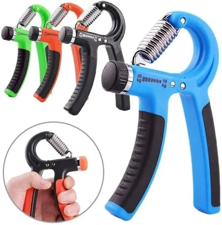 Adjustable Power Exercise Gripper Strengthener Hand Grip with Counter 5kg to 60kg Presser 1 pc