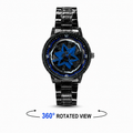 Wheel Rim Rotating Watch