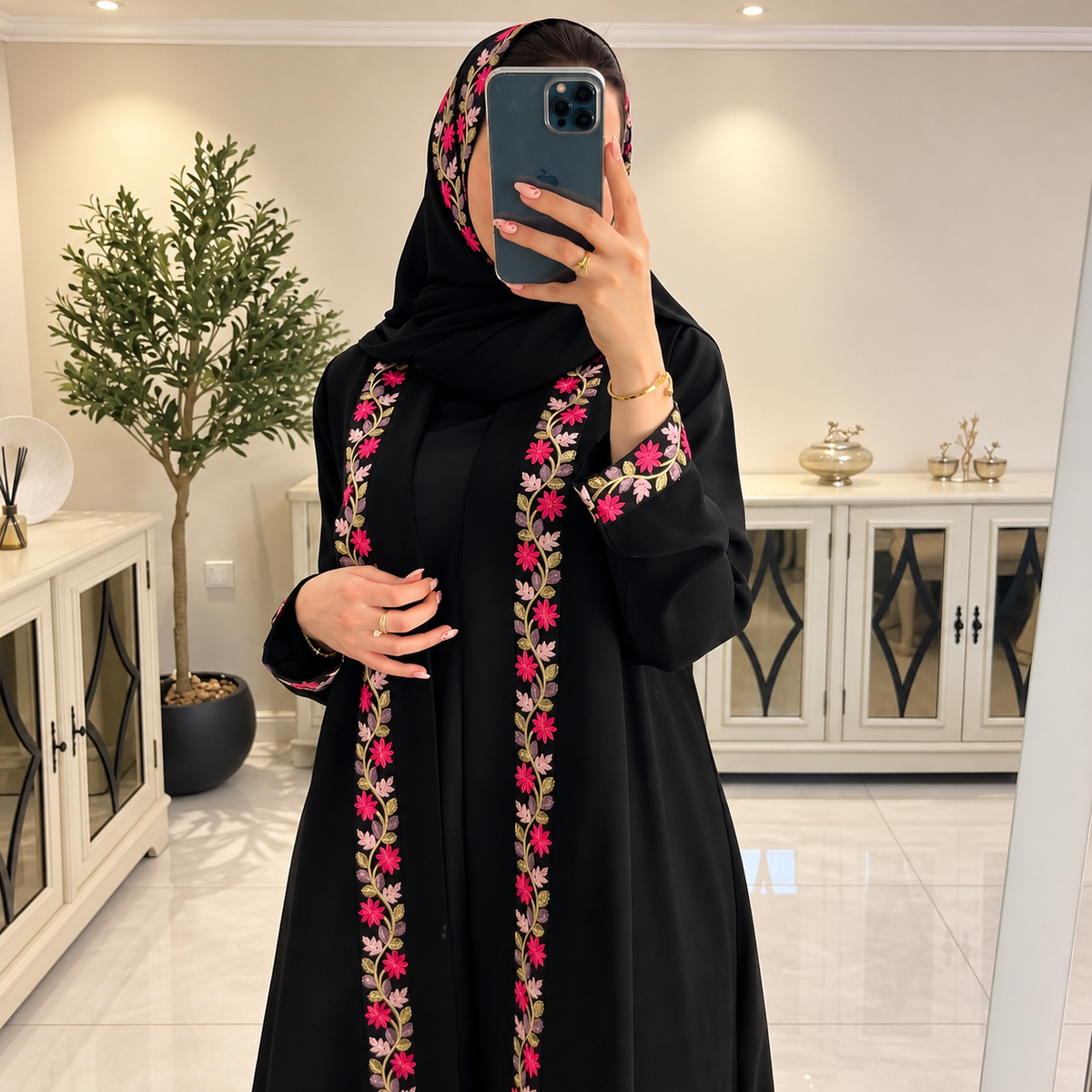 Rose Koti Abaya (02)