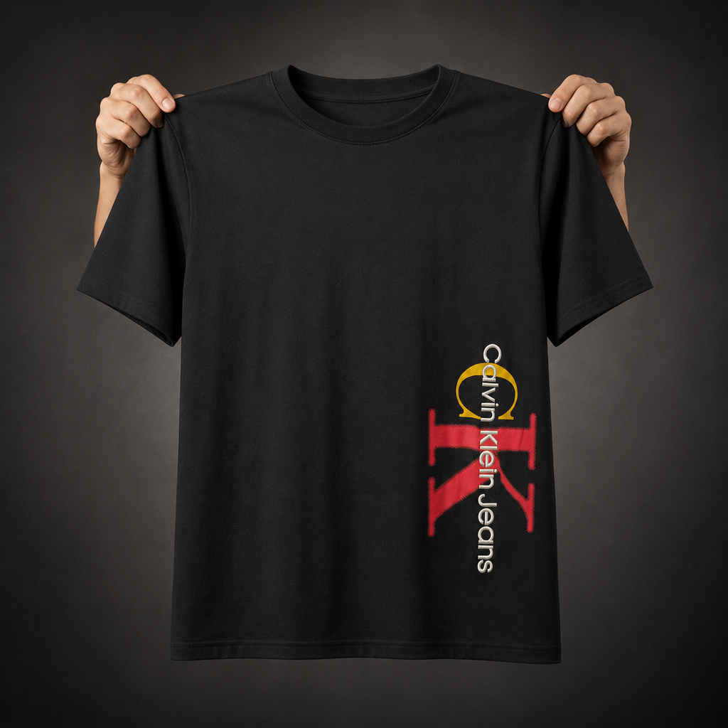 Export Brand Summer T-Shirt- Black