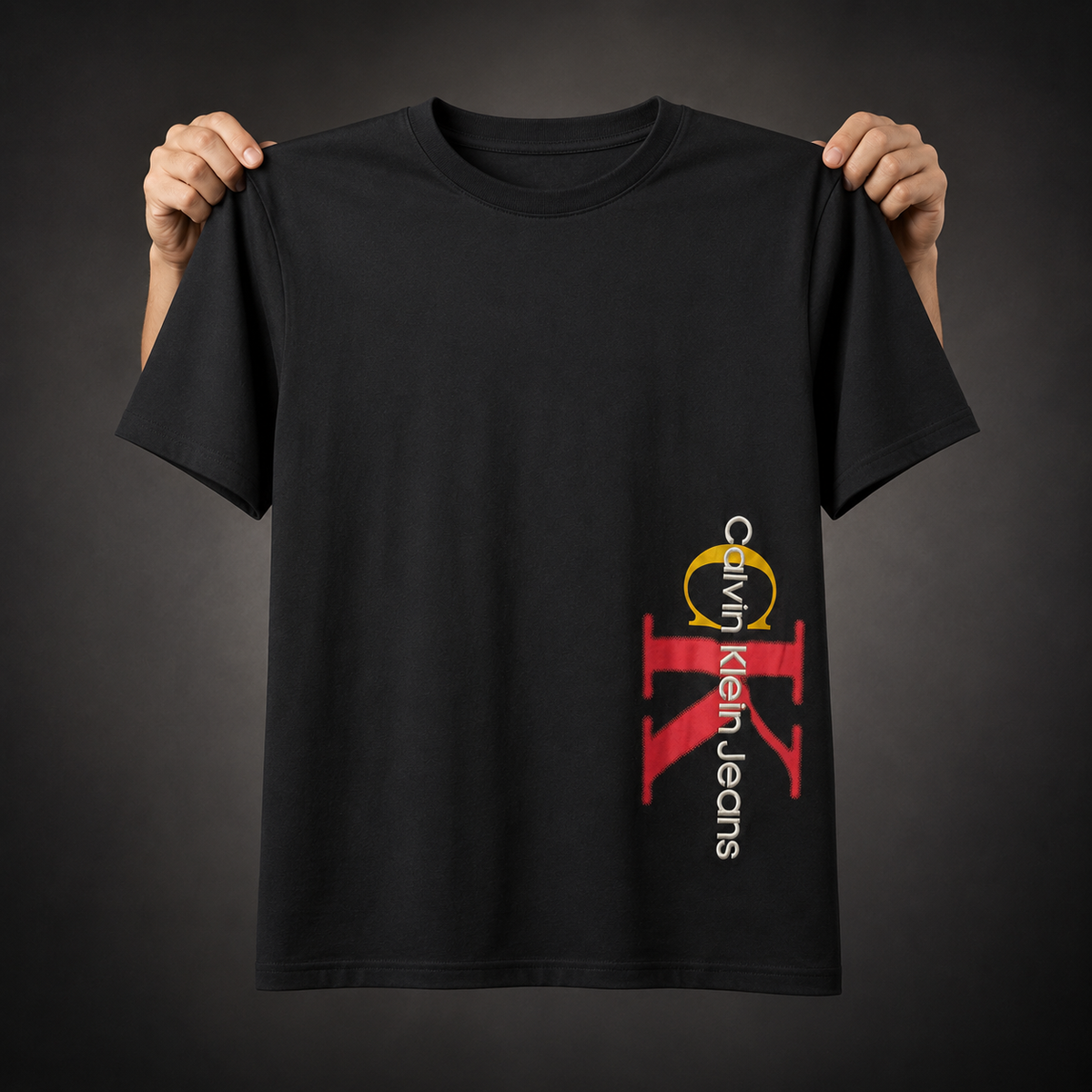 Export Brand Summer T-Shirt- Black