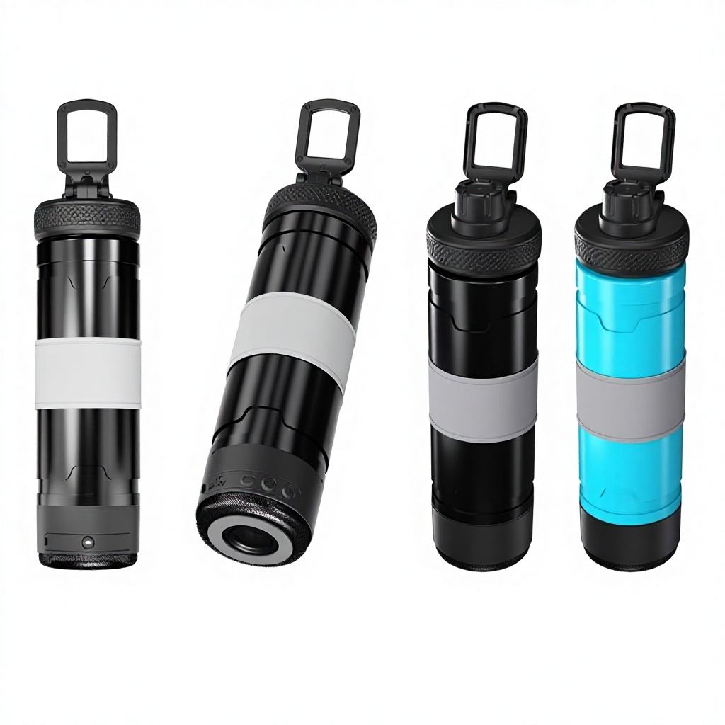 2-in-1 Portable Wireless Bluetooth Speaker & Water Bottle (550ml) – Leak-Proof Lifestyle Gadget with Hand Strap for Sports, Gym & Outdoor Travel
