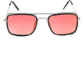 UV Protection Rectangular Sunglasses (Free Size)  (For Men & Women, Red)