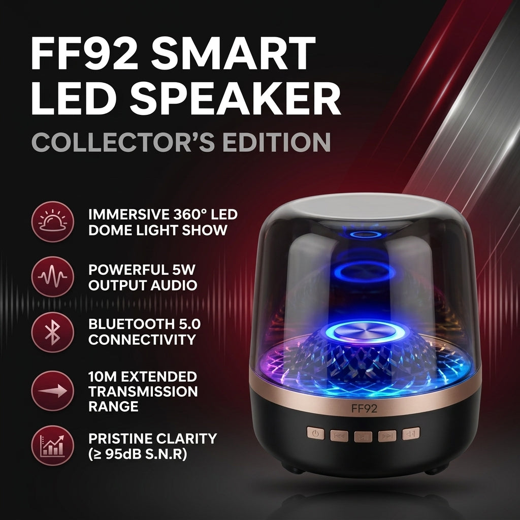 FF92 Mini Aura Bluetooth Speaker | Portable Wireless Speaker | Bluetooth 5.1