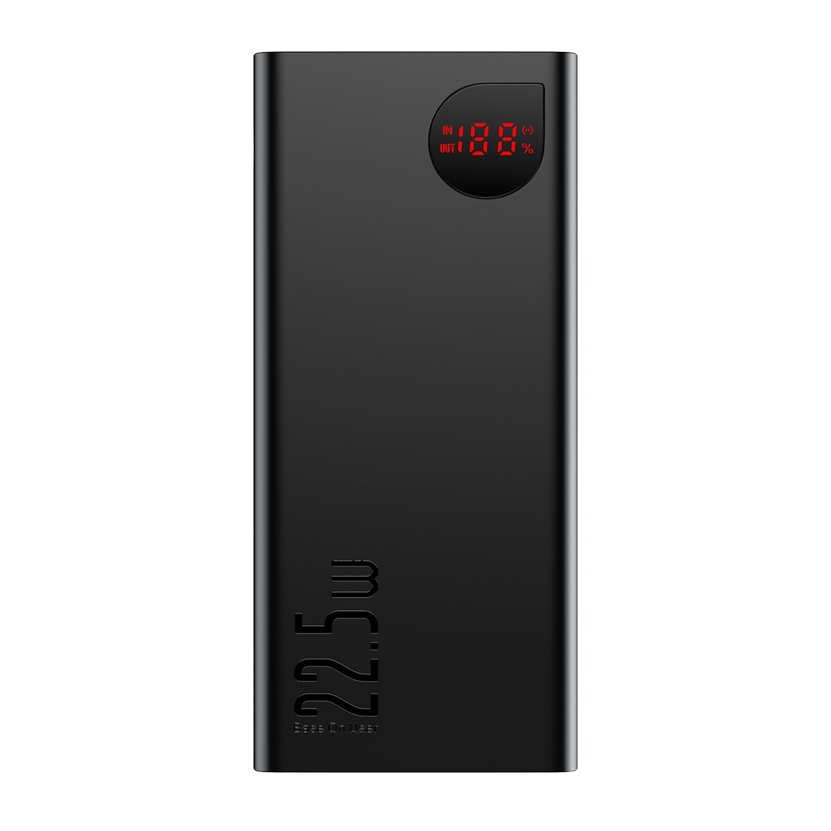 Baseus Adaman 20000mAh 22.5W Metal Power Bank – Fast Charging Portable Charger with Digital LED Display, Triple Ports & Aluminum Alloy Body (Black)